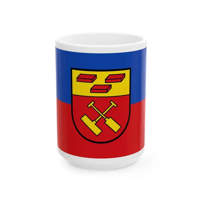 Flagge Boesel (Germany) White Coffee Mug 15oz - Go Mug Yourself