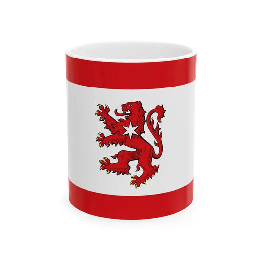 Flagge Borken Hessen (Germany) White Coffee Mug 11oz - Go Mug Yourself