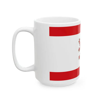 Flagge Borken Hessen (Germany) White Coffee Mug - Go Mug Yourself