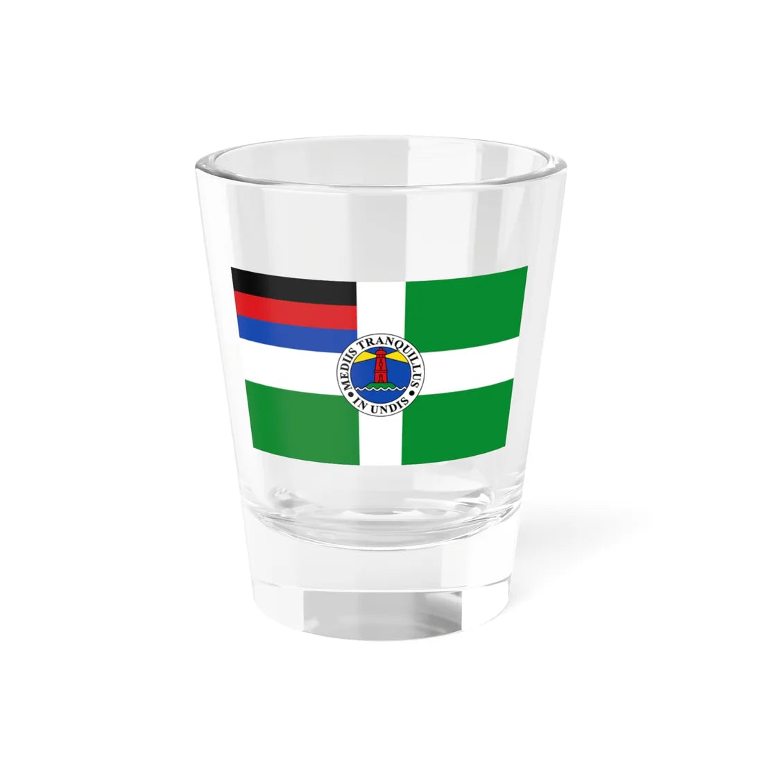 Flagge Borkum (Germany) Shot Glass 1.5oz 1.5oz - Go Mug Yourself