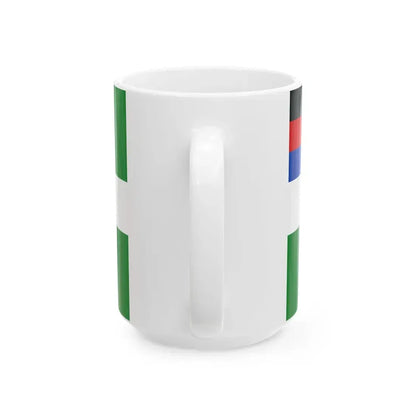Flagge Borkum (Germany) White Coffee Mug - Go Mug Yourself