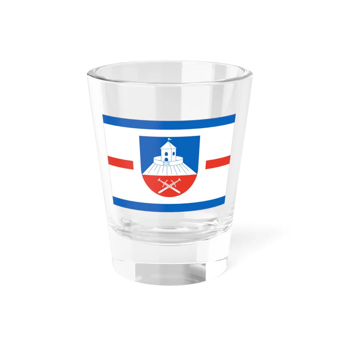 Flagge Borstorf (Germany) Shot Glass 1.5oz 1.5oz - Go Mug Yourself