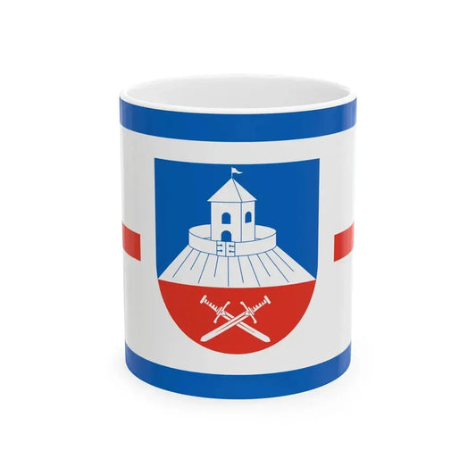 Flagge Borstorf (Germany) White Coffee Mug 11oz - Go Mug Yourself