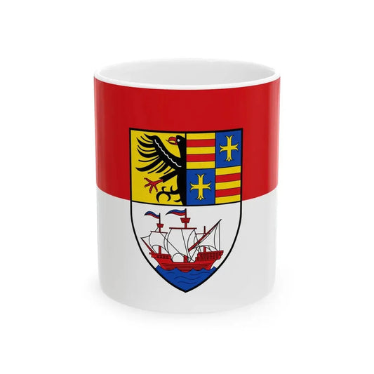 Flagge Brake (Germany) White Coffee Mug 11oz - Go Mug Yourself