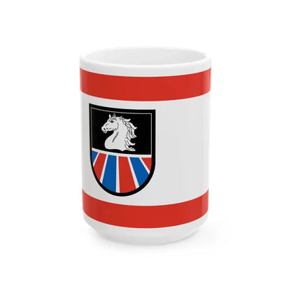 Flagge Breitenfelde (Germany) White Coffee Mug 15oz - Go Mug Yourself