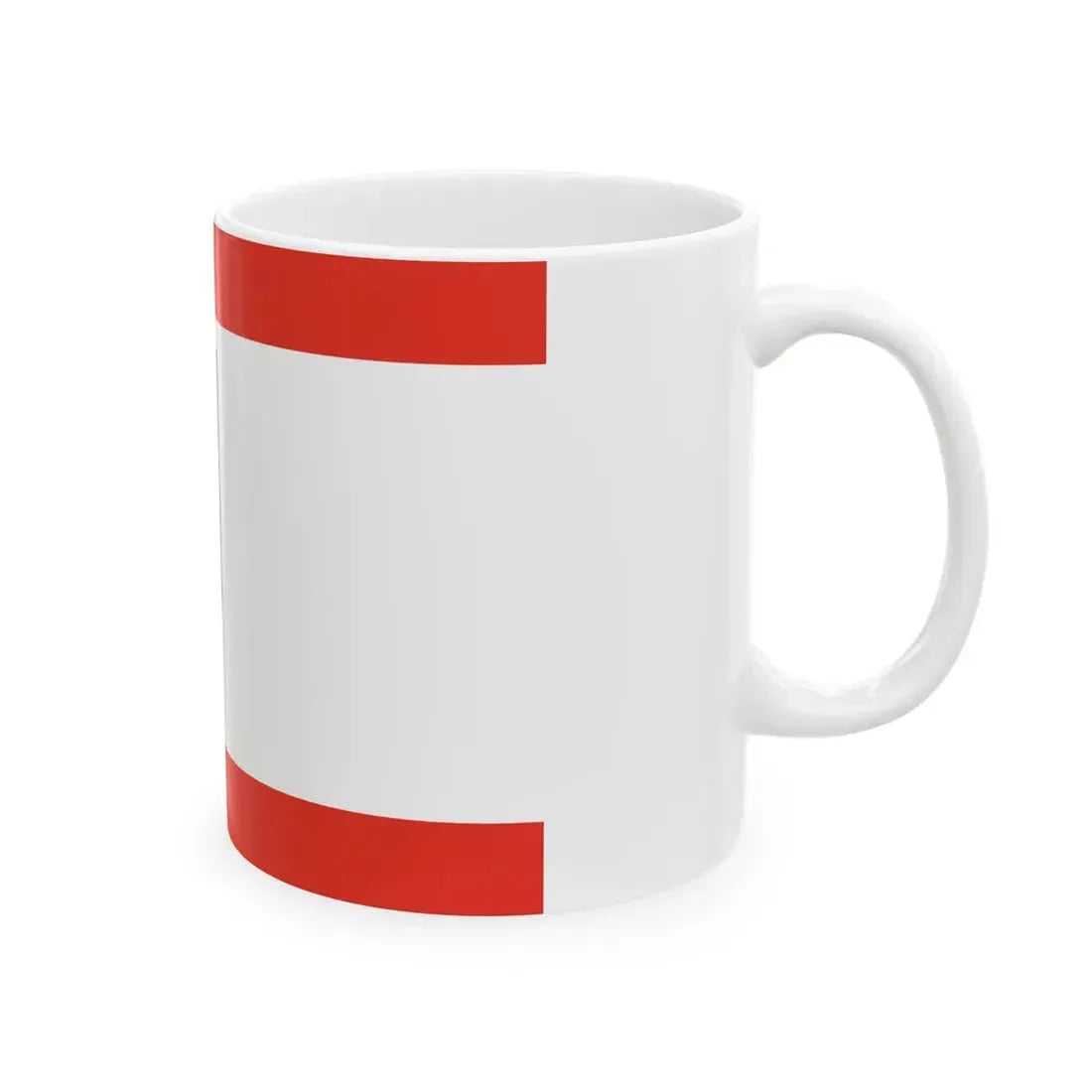 Flagge Breitenfelde (Germany) White Coffee Mug - Go Mug Yourself