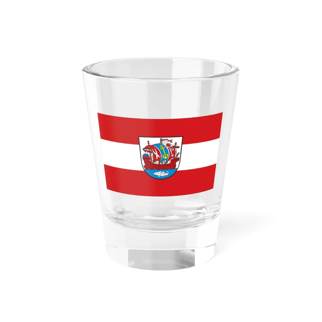 Flagge Bremerhaven (Germany) Shot Glass 1.5oz 1.5oz - Go Mug Yourself