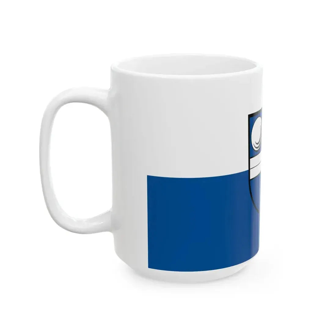 Flagge Bruchsal (Germany) White Coffee Mug - Go Mug Yourself