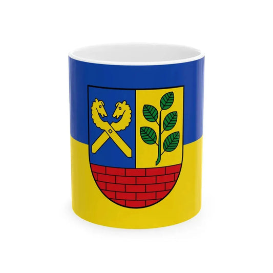 Flagge Buchholz in der Nordheide (Germany) White Coffee Mug 11oz - Go Mug Yourself
