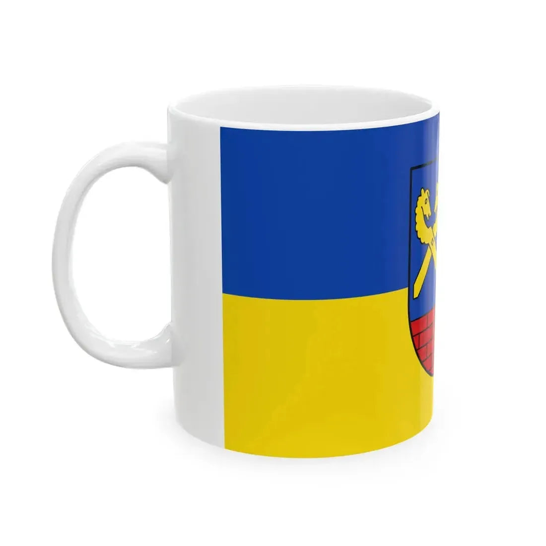 Flagge Buchholz in der Nordheide (Germany) White Coffee Mug - Go Mug Yourself