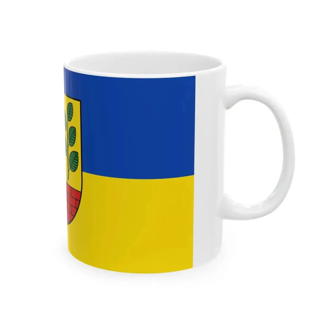 Flagge Buchholz in der Nordheide (Germany) White Coffee Mug - Go Mug Yourself