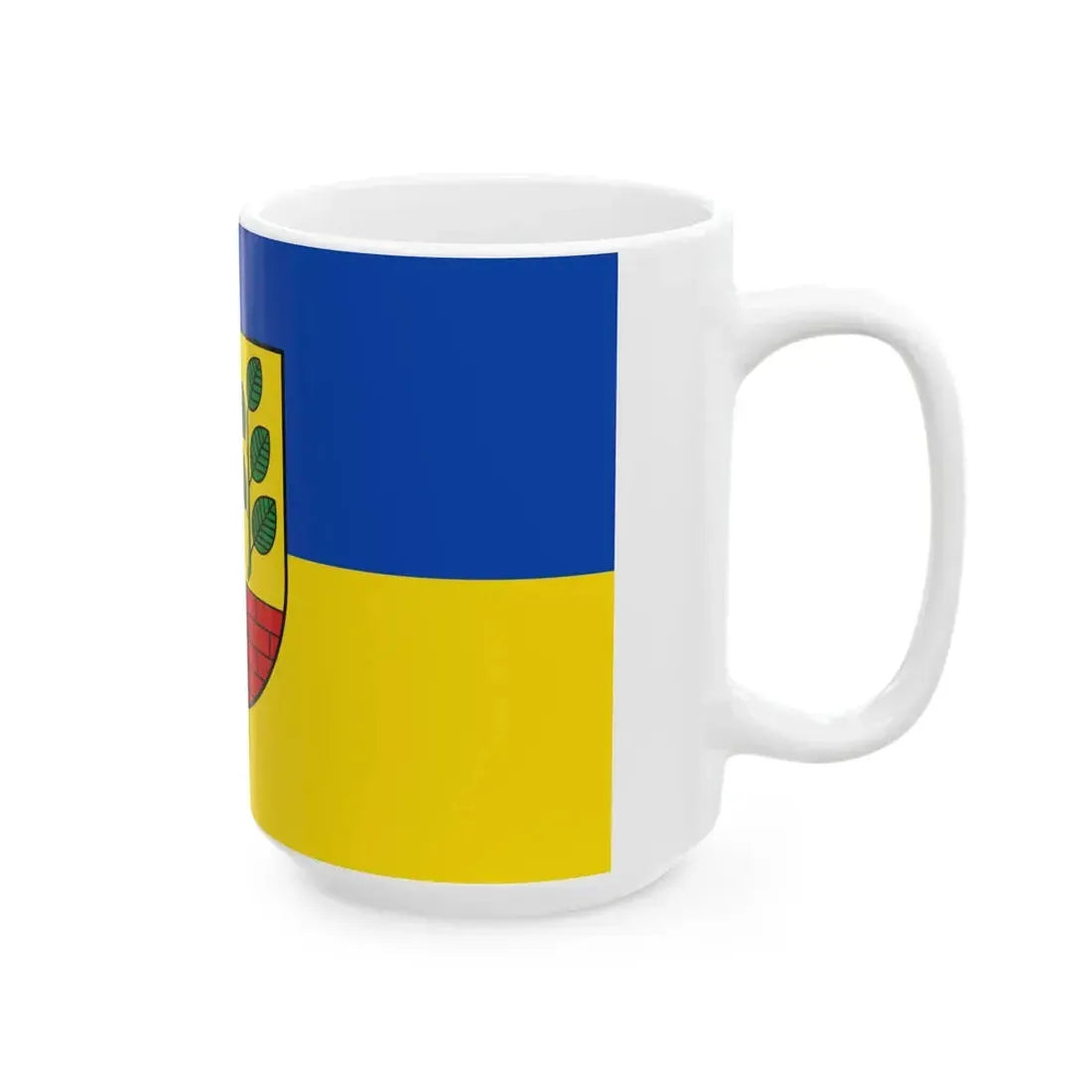 Flagge Buchholz in der Nordheide (Germany) White Coffee Mug - Go Mug Yourself