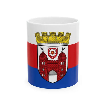 Flagge Bueckeburg (Germany) White Coffee Mug 11oz - Go Mug Yourself