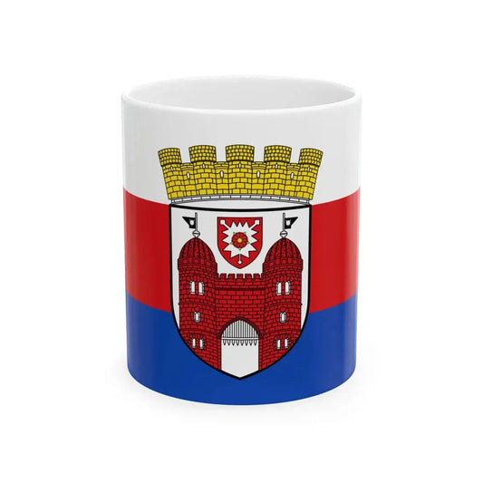 Flagge Bueckeburg (Germany) White Coffee Mug 11oz - Go Mug Yourself