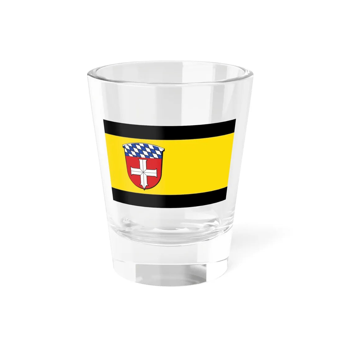 Flagge Buerstadt (Germany) Shot Glass 1.5oz 1.5oz - Go Mug Yourself