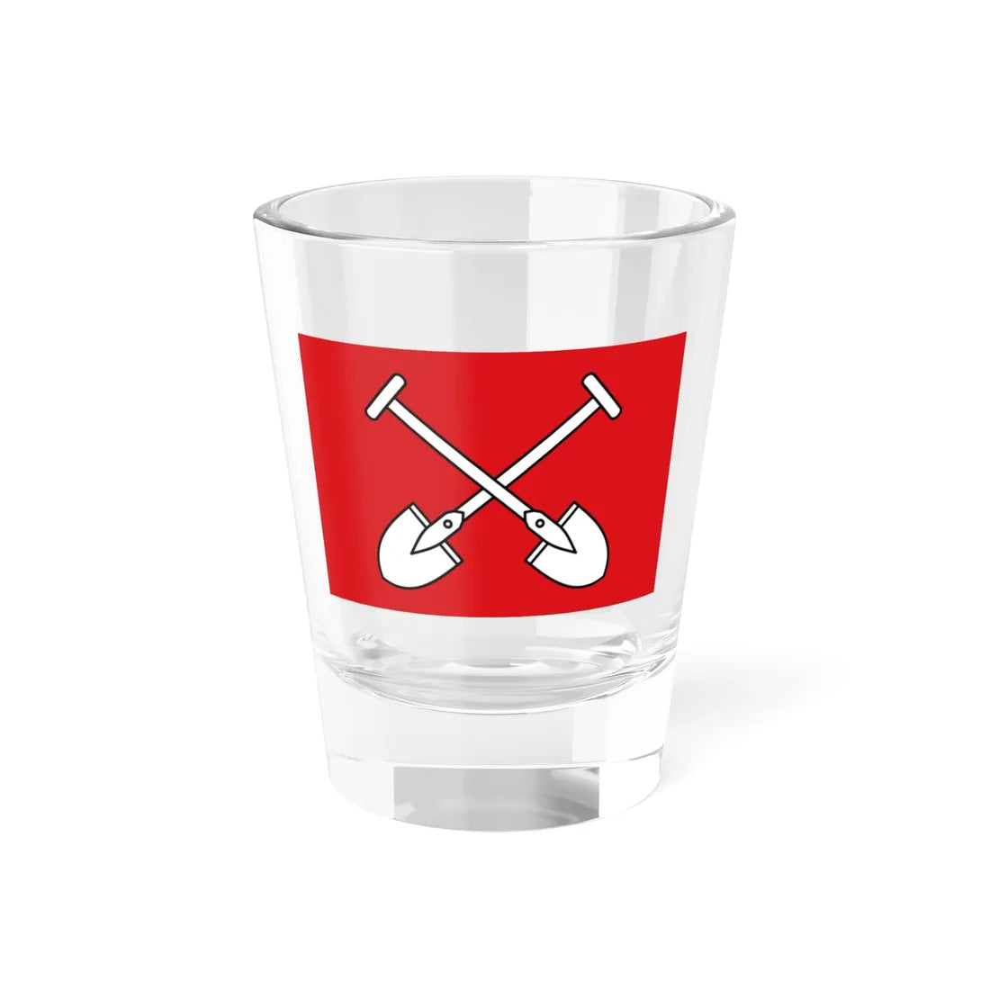 Flagge Buetgenbach (Belgium) Shot Glass 1.5oz 1.5oz - Go Mug Yourself