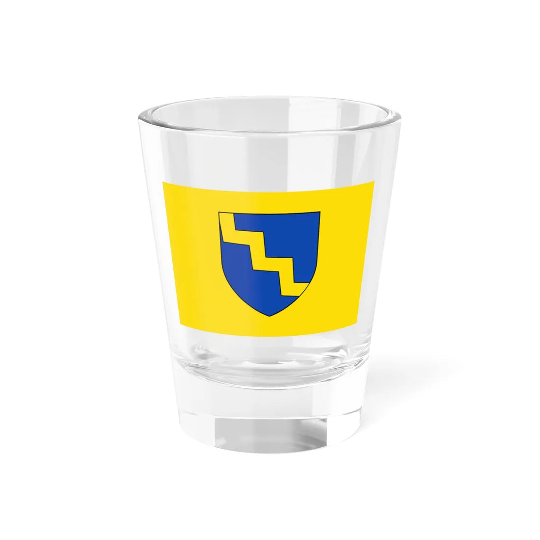 Flagge Burg-Reuland (Belgium) Shot Glass 1.5oz 1.5oz - Go Mug Yourself