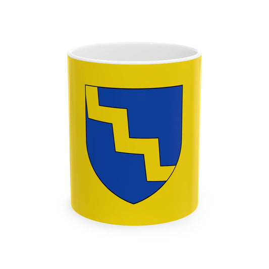 Flagge Burg-Reuland (Belgium) White Coffee Mug-11oz-Go Mug Yourself
