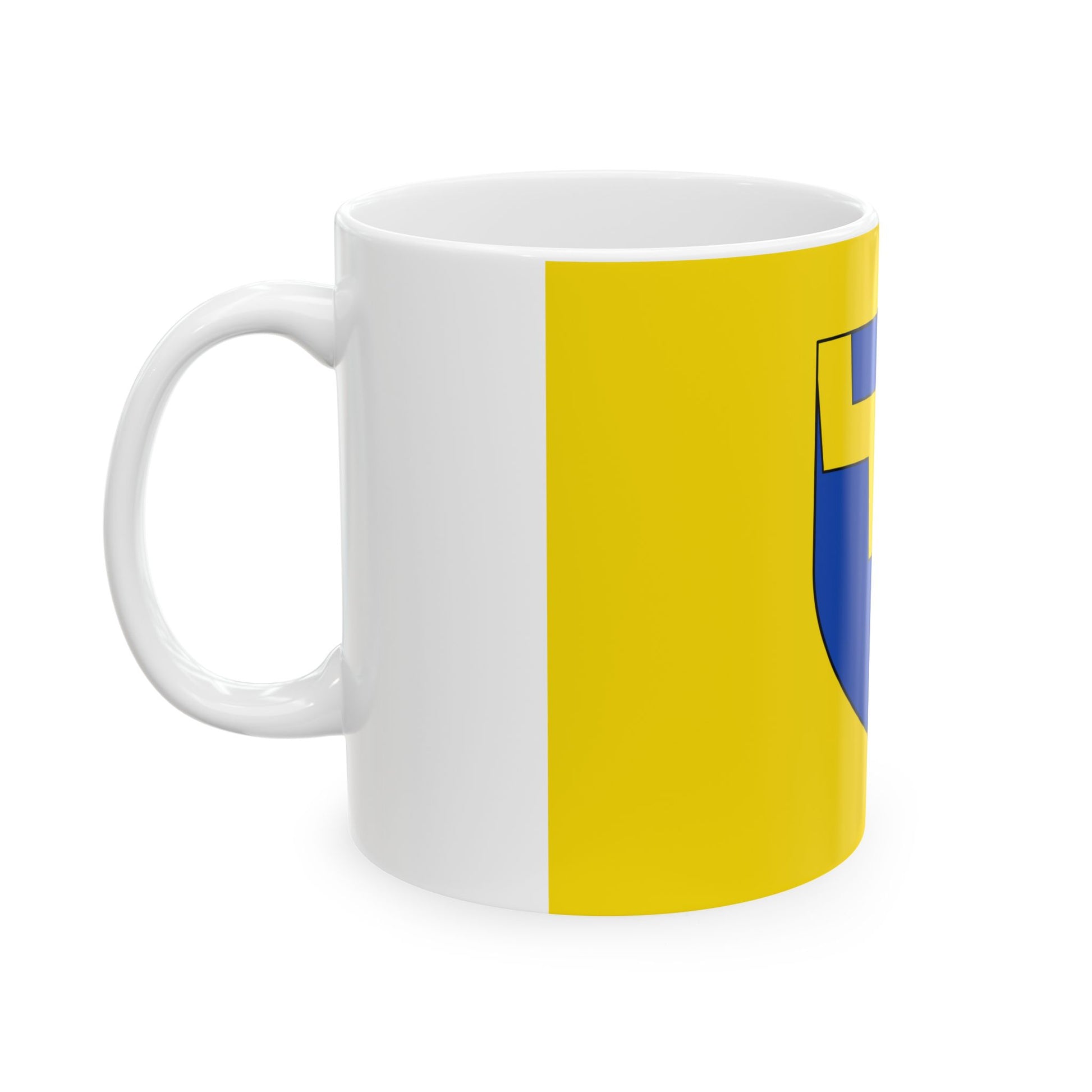 Flagge Burg-Reuland (Belgium) White Coffee Mug-Go Mug Yourself