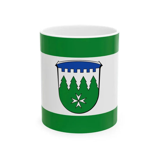 Flagge Burgwald (Germany) White Coffee Mug 11oz - Go Mug Yourself