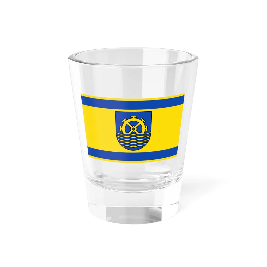 Flagge Cappel Marburg (Germany) Shot Glass 1.5oz 1.5oz - Go Mug Yourself