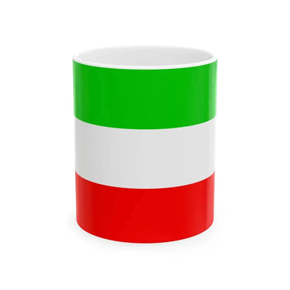 Flagge Cisrhenanische Rep Variante (Germany) White Coffee Mug 11oz - Go Mug Yourself