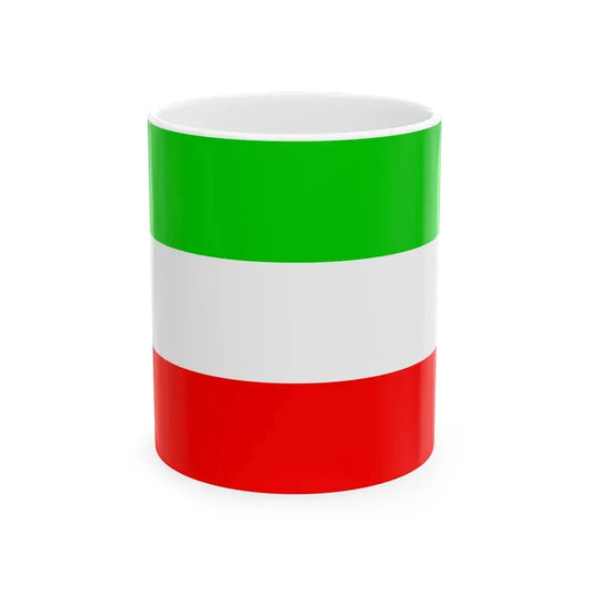 Flagge Cisrhenanische Rep Variante (Germany) White Coffee Mug 11oz - Go Mug Yourself