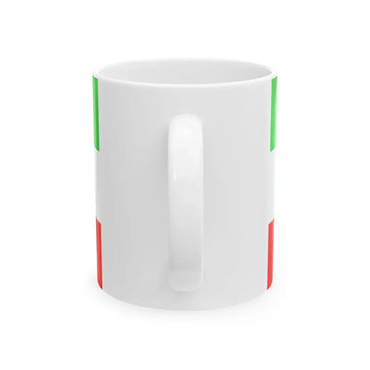 Flagge Cisrhenanische Rep Variante (Germany) White Coffee Mug - Go Mug Yourself