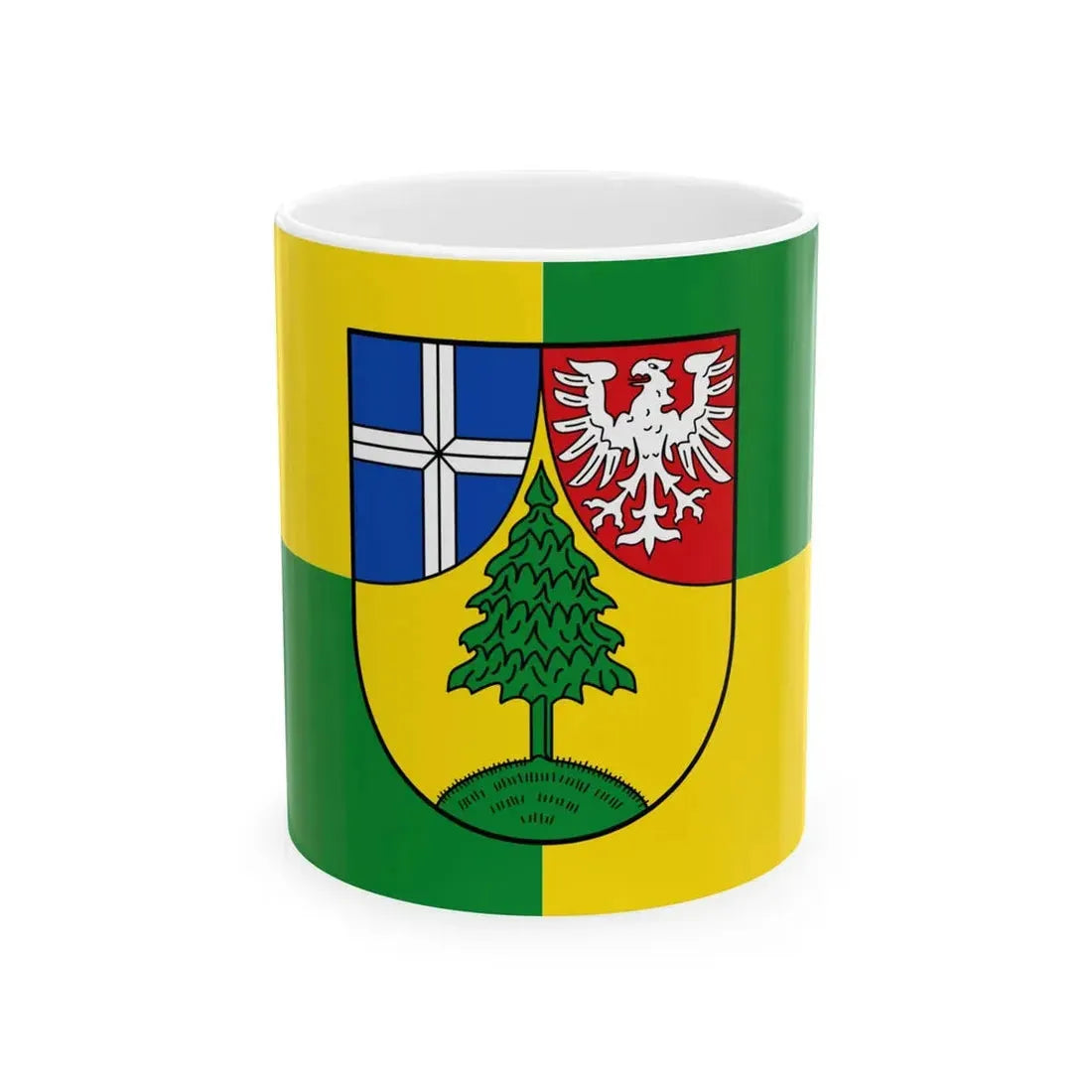 Flagge Dahn (Germany) White Coffee Mug 11oz - Go Mug Yourself