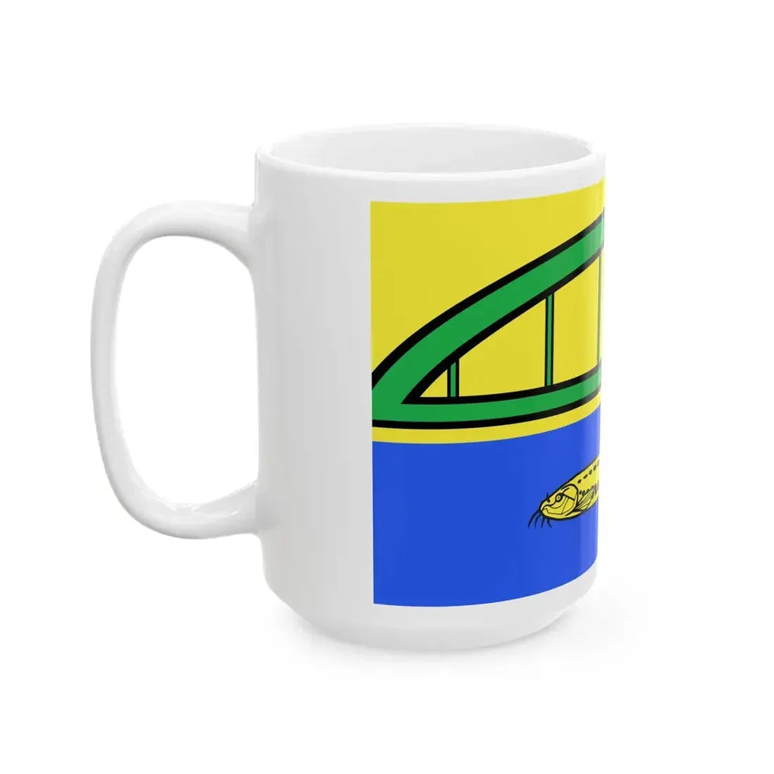Flagge Dalldorf (Germany) White Coffee Mug - Go Mug Yourself