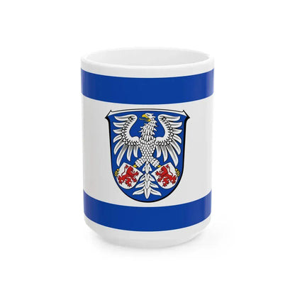 Flagge Dautphetal (Germany) White Coffee Mug 15oz - Go Mug Yourself