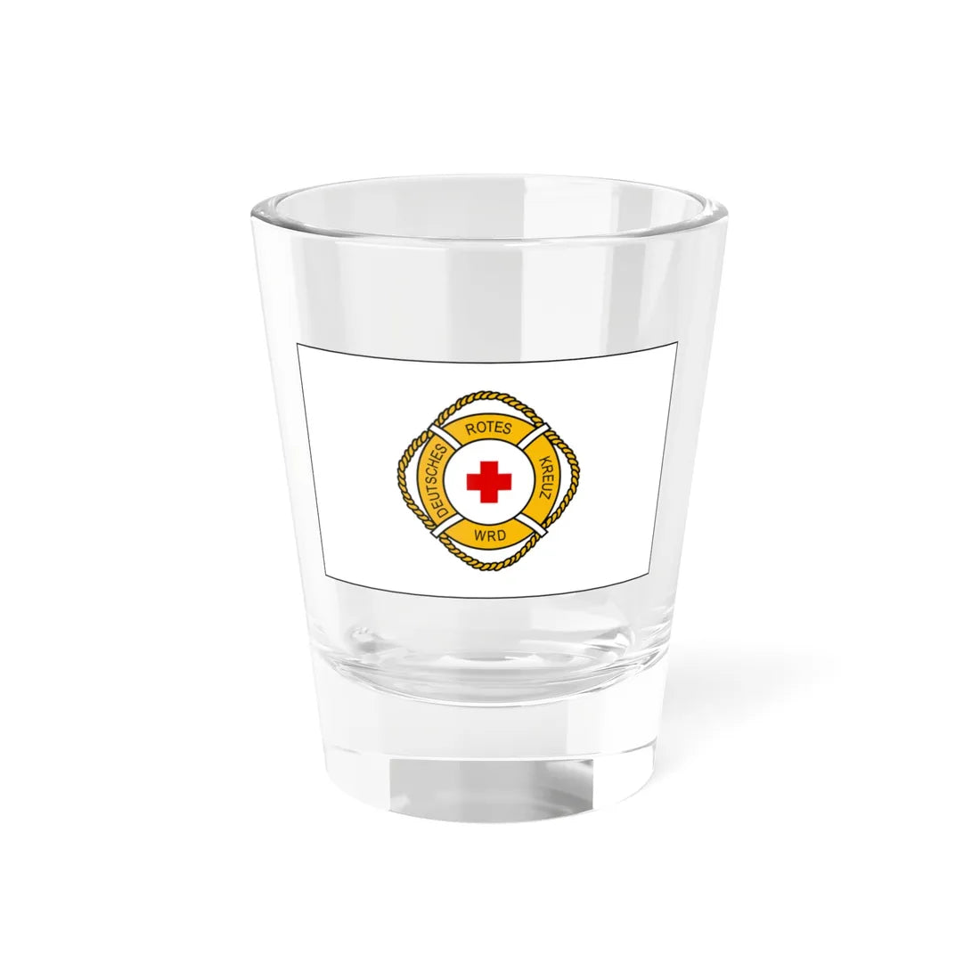 Flagge DDR Wasserrettungsdienst (Germany) Shot Glass 1.5oz 1.5oz - Go Mug Yourself