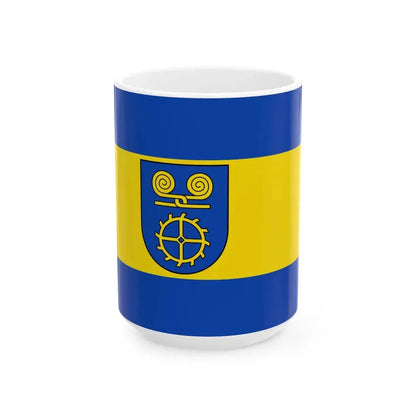 Flagge Deinstedt (Germany) White Coffee Mug 15oz - Go Mug Yourself