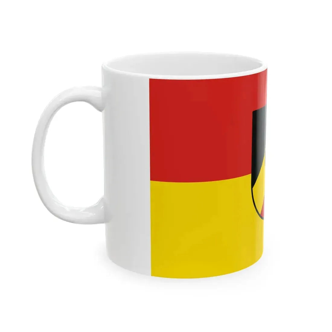 Flagge Denkingen (Germany) White Coffee Mug - Go Mug Yourself
