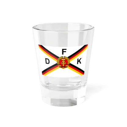 Flagge der Fischereiaufsicht DDR (Germany) Shot Glass 1.5oz 1.5oz - Go Mug Yourself