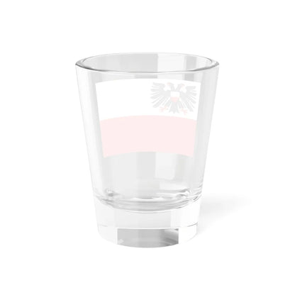 Flagge der Hansestadt Lübeck (Germany) Shot Glass 1.5oz - Go Mug Yourself