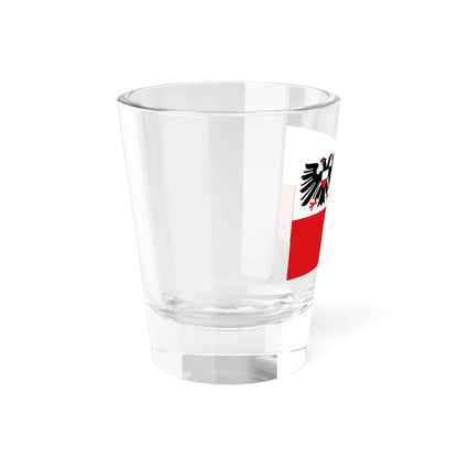 Flagge der Hansestadt Lübeck (Germany) Shot Glass 1.5oz - Go Mug Yourself