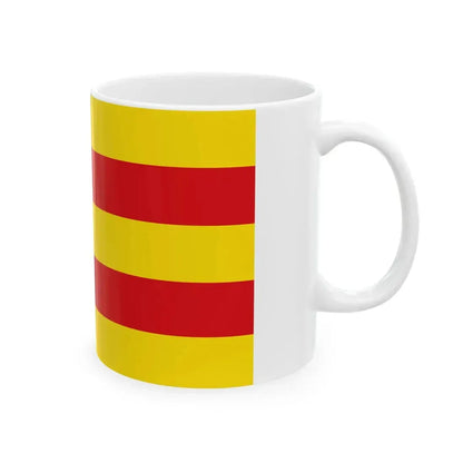 Flagge der kreisfreien Stadt Oldenburg (Germany) White Coffee Mug - Go Mug Yourself