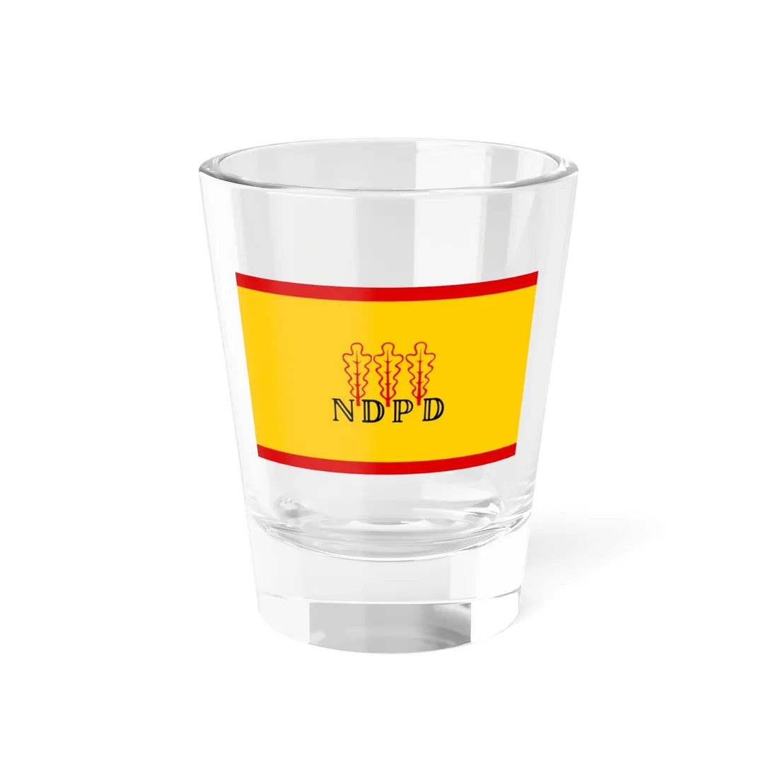 Flagge der NDPD (Germany) Shot Glass 1.5oz 1.5oz - Go Mug Yourself