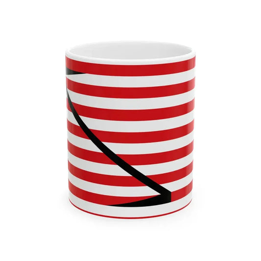 Flagge der Stadt Halberstadt (Germany) White Coffee Mug 11oz - Go Mug Yourself