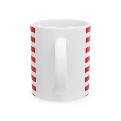 Flagge der Stadt Halberstadt (Germany) White Coffee Mug - Go Mug Yourself
