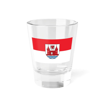 Flagge der Stadt Schwedt (Germany) Shot Glass 1.5oz 1.5oz - Go Mug Yourself