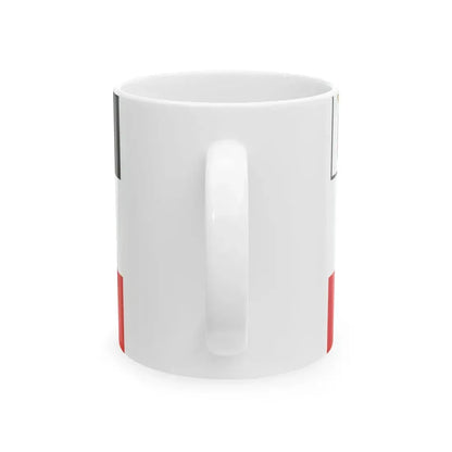 Flagge der Zollverwaltung Bremen 1895-1918 Deutsches Kaiserreich (Germany) White Coffee Mug - Go Mug Yourself