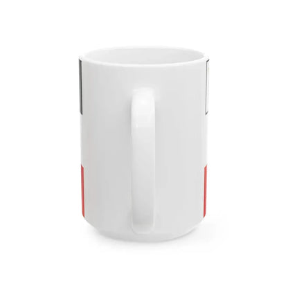 Flagge der Zollverwaltung Bremen 1895-1918 Deutsches Kaiserreich (Germany) White Coffee Mug - Go Mug Yourself