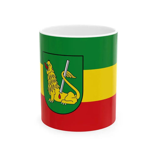 Flagge Derental (Germany) White Coffee Mug 11oz - Go Mug Yourself
