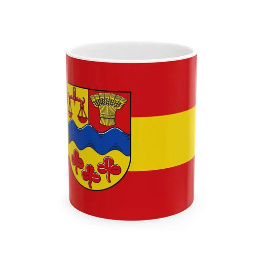 Flagge Dersum (Germany) White Coffee Mug 11oz - Go Mug Yourself