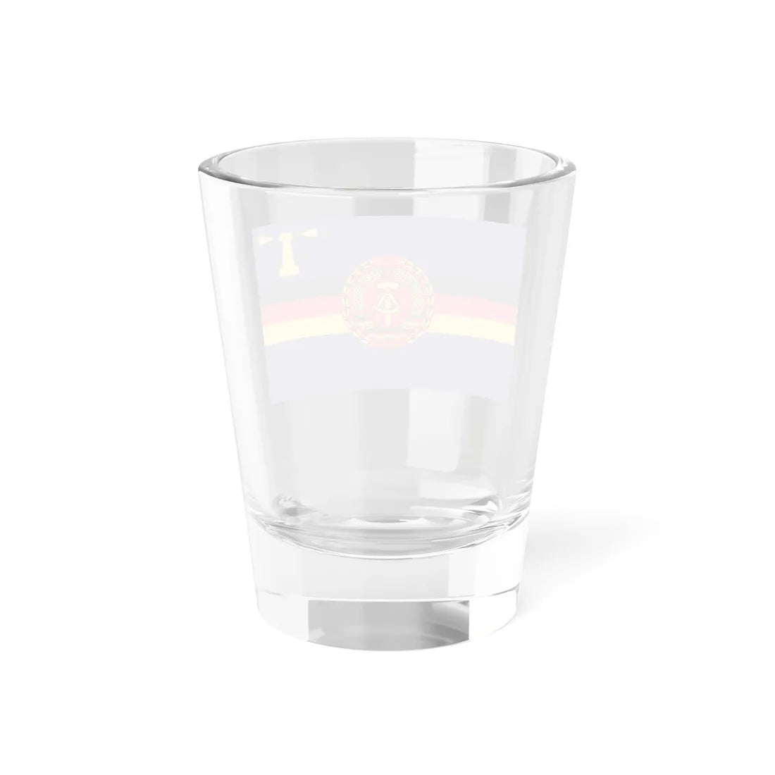 Flagge des Hydrographischen Dienstes DDR (Germany) Shot Glass 1.5oz - Go Mug Yourself