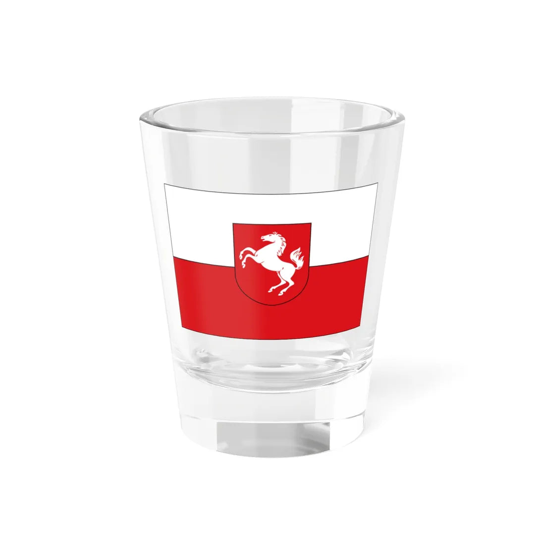 Flagge des Landschaftsverbandes Westfalen-Lippe (Germany) Shot Glass 1.5oz 1.5oz - Go Mug Yourself