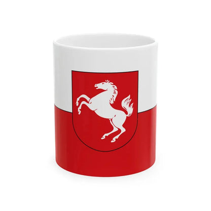 Flagge des Landschaftsverbandes Westfalen-Lippe (Germany) White Coffee Mug 11oz - Go Mug Yourself
