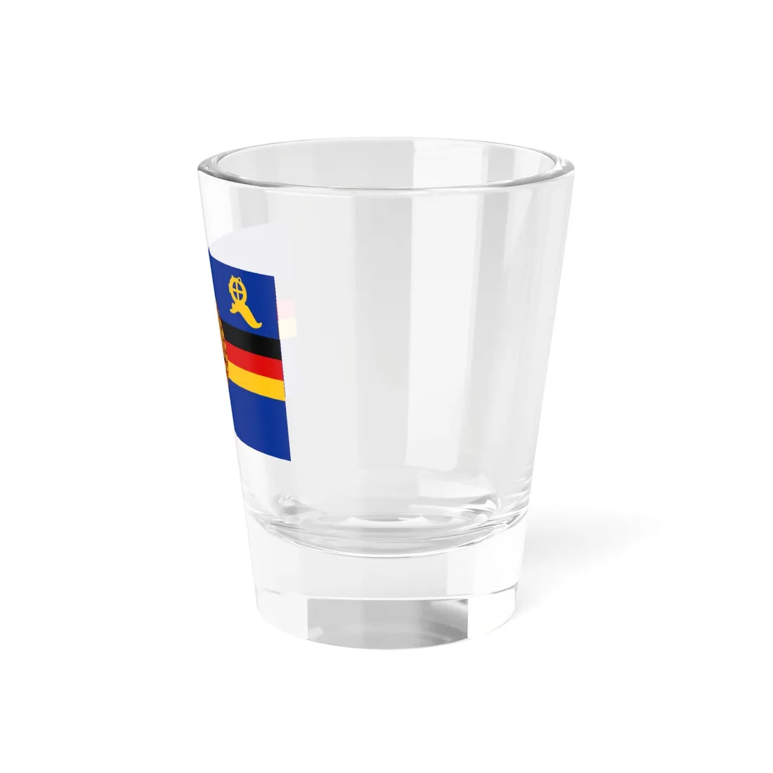Flagge des Rettungsdienstes DDR (Germany) Shot Glass 1.5oz - Go Mug Yourself